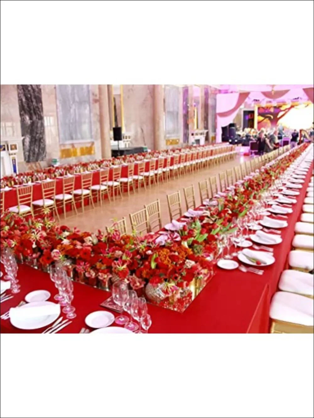 12 Pack 60 x 102 Inch Rectangle Polyester Tablecloths for 6ft Tables
